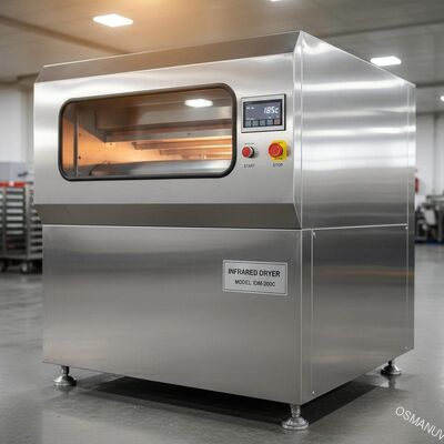 เครื่องแห้งอินฟราเรด ด้วยสแตนเลส โครงสร้าง อุณหภูมิอากาศ 0-200C