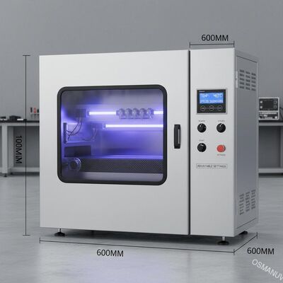 500mm * 600mm * 1000mm ขนาด เครื่องรักษา UV ด้วยการตั้งค่าปรับ