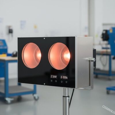 2.5KW การบริโภคพลังงาน เครื่องแห้งอินฟราเรด 0-999s เวลาทําความร้อน