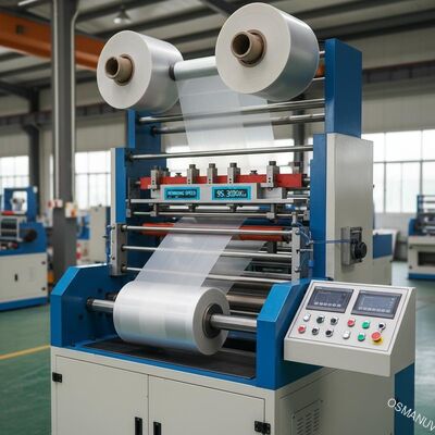 3000KG ความจุ เครื่อง laminating หนังกับ Rewinding และ 0-100m / min ความเร็ว Rewinding