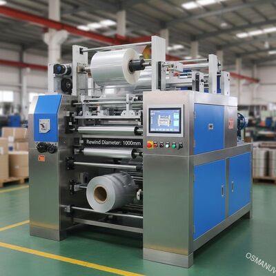 ระบบควบคุม PLC เครื่องเลมินฟิล์ม 3000KG สําหรับวงกลมเลื่อนขนาดใหญ่ กว้าง 1000mm