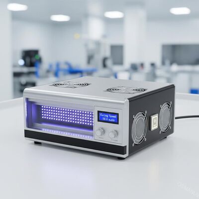 ความเร็วการรักษา 1-10m/min ระบบการรักษา LED UV พร้อมระบบทําความเย็นด้วยอากาศเพื่อการรักษาความละเอียด