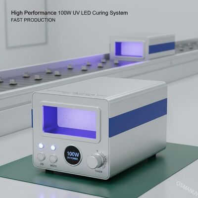 ระบบการรักษาความแรงสูง 100W UV LED สําหรับการผลิตอย่างรวดเร็ว