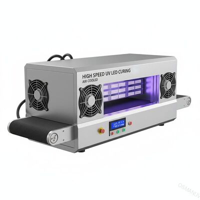 เครื่องบํารุงความเร็วสูง 1-10m/min Ultraviolet LED เครื่องบํารุงความเร็วด้วยอากาศเย็น