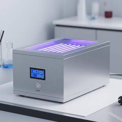 AC220V 50HZ แหล่งไฟฟ้า เครื่องรักษา UV สําหรับพื้นที่ 300mm * 400mm ด้วยหลอดไฟ 365nm