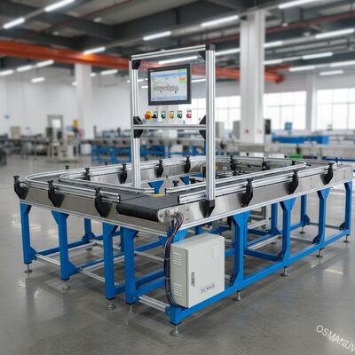 ระบบขนส่งเข็มขัดอัตโนมัติการทํางานประสิทธิภาพที่มีระบบควบคุม PLC