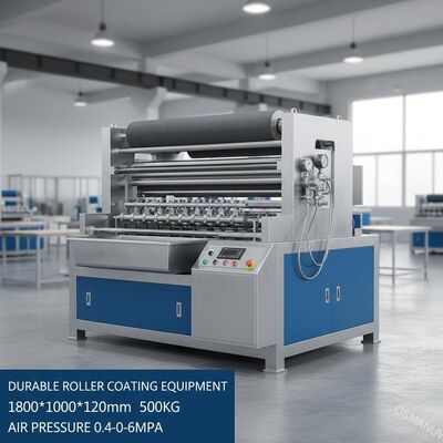 อุปกรณ์เคลือบม้วนทนทาน 1800*1000*1200mm 500kg กับความดันอากาศ 0.4-0.6Mpa