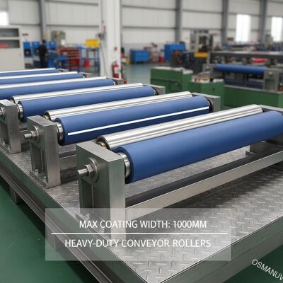 ความกว้างการเคลือบสูงสุดของ 1000 มม โรลเลอร์ขนส่งภาระหนักสําหรับการเคลือบ
