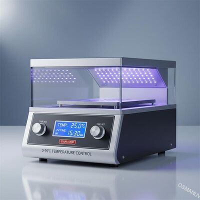 เครื่องฉายแสง UV ความยาวคลื่น 365nm ด้วยระยะควบคุมอุณหภูมิ 0-99C