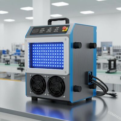 เครื่องบํารุงความแข็ง UV LED ขนาด 10 กิโลกรัม สําหรับทําความเย็นอากาศในอุตสาหกรรม