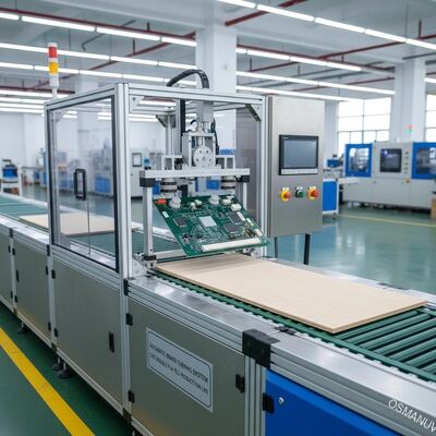 เครื่องหมุนกระดาษอัตโนมัติ เครื่องหมุนกระดาษ PCB ที่สามารถปรับแต่งได้ เครื่องปรับแผ่นไม้สําหรับการประกอบสายการผลิตเต็ม