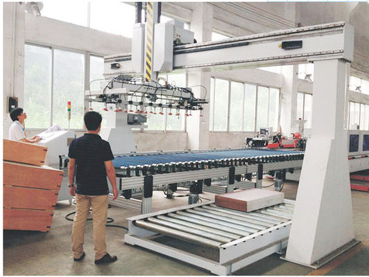MDF Board 388kw Uv Light Curing Spray เครื่องเคลือบ PLC Control Calcium Silicate Board