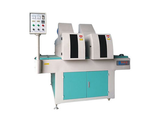25KW W1320mm สองหลอดเครื่องบ่มด้วยแสงยูวีระบบสายพานลำเลียง