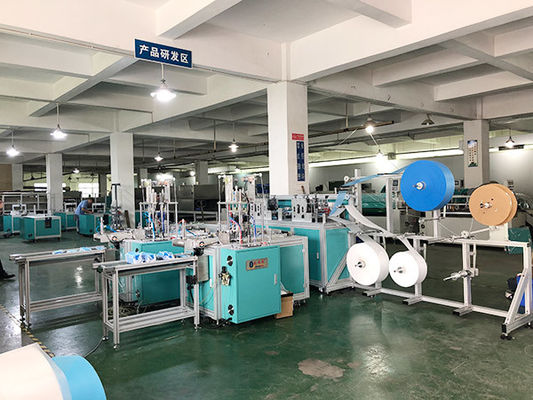 เครื่องทำมาสก์หน้าผ่าตัด ISO9001 20KW / สายการผลิตหน้ากากผ่าตัด
