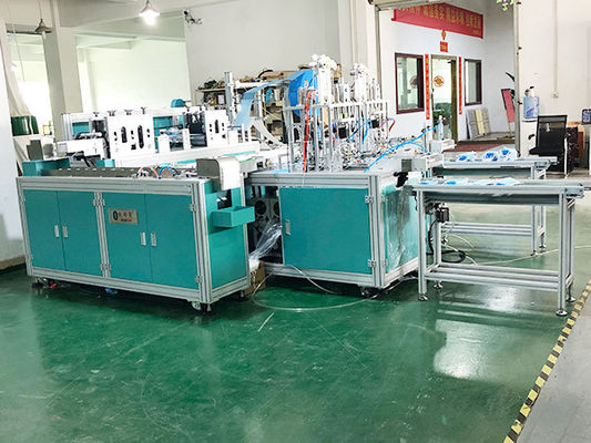 เครื่องทำมาสก์หน้าผ่าตัด ISO9001 20KW / สายการผลิตหน้ากากผ่าตัด