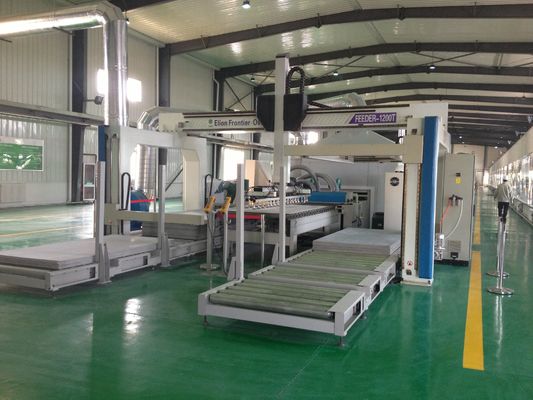 MDF Board 388kw Uv Light Curing Spray เครื่องเคลือบ PLC Control Calcium Silicate Board