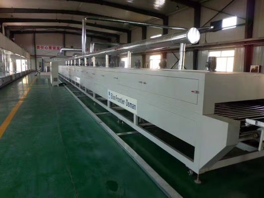 MDF Board 388kw Uv Light Curing Spray เครื่องเคลือบ PLC Control Calcium Silicate Board
