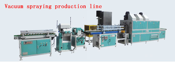 สายการผลิตเครื่องพ่นสูญญากาศ / เครื่องเคลือบเส้น ISO9001 400W