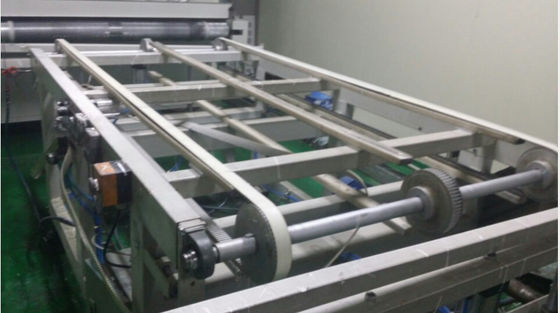 PLC การควบคุมและ servo มอเตอร์ขับเคลื่อน เครื่องขนส่งสายล่อสําหรับการทํางานอัตโนมัติ
