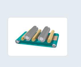 เครื่องเคลือบ UV เส้นผ่านศูนย์กลาง Roller Spot Printing 4.2kw / 60mm