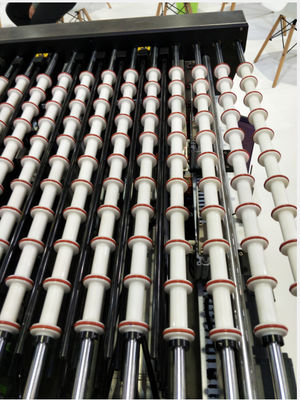 PLC การควบคุมและ servo มอเตอร์ขับเคลื่อน เครื่องขนส่งสายล่อสําหรับการทํางานอัตโนมัติ