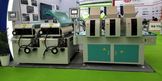 เครื่องบ่ม UV หลอดประหยัดพลังงาน 9.7KW, เครื่อง LED Uv สีเขียว 15m / นาที