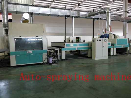 ระบบเคลือบสเปรย์ควบคุม PLC / HMI พร้อมความเร็วในการเคลือบ 0-3m / นาที