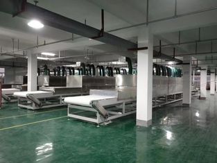 เครื่องแห้งไมโครเวฟอุตสาหกรรม 10m / นาที 380V สําหรับกล่องกระเป๋าหรือกล่องอาหารกลางวัน