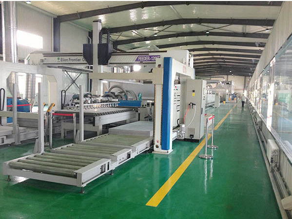 MDF Board 388kw Uv Light Curing Spray เครื่องเคลือบ PLC Control Calcium Silicate Board