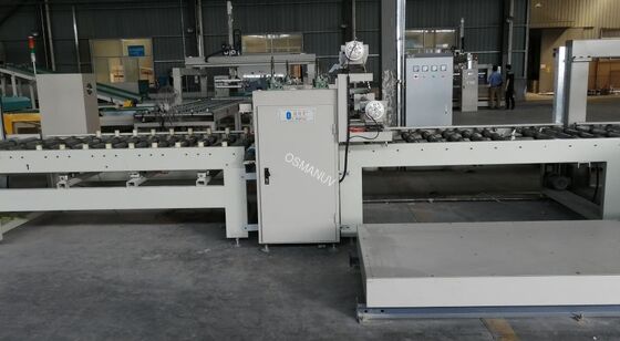 For Surface Plane Of Floor Board Glass Plastic Sheet Film Lamination Machine With Overall Dimension 6300*1550*1200mm