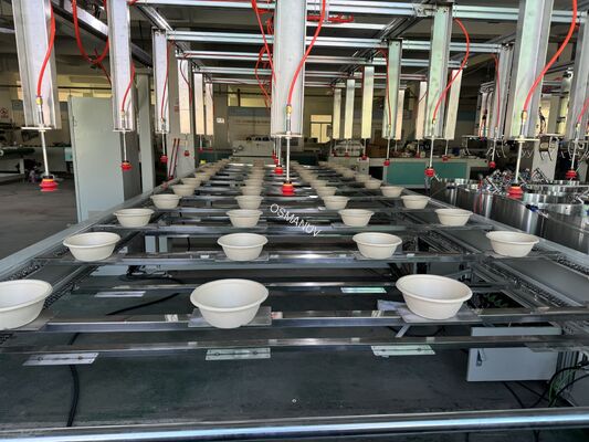 Industrial Waterproof, Oil-Proof, Anti-Adhesion & Heat-Resistant Coating Line for Pulp Molded Packaging - Heavy-Duty Production Solution