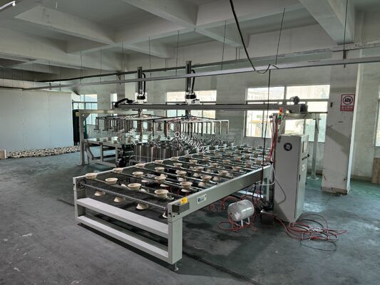 24-Station Spin Coating Line for Pulp Molding with Customizable Speed and Integrated Drying