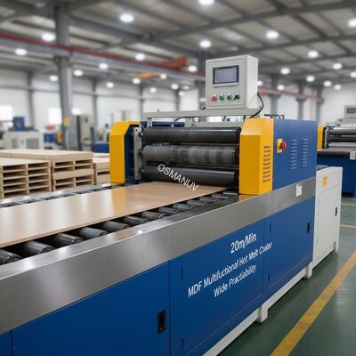 20m/Min MDF Multifunctional Hot Melt Roller Coater Wide Practicability
