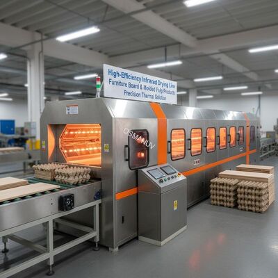High-Efficiency Infrared Drying Line for Furniture Board & Molded Pulp Products - Precision Thermal Solution