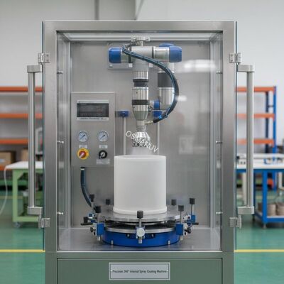 Precision 360° Internal Spray Coating Machine for Pulp Molding Industrial Containers & Furniture Components - Customizable Coating Thickness 5-50 microns