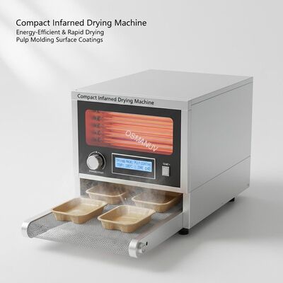 Compact Infrared Drying Machine | For Energy-Efficient & Rapid Drying of Surface Coatings on Pulp Molding