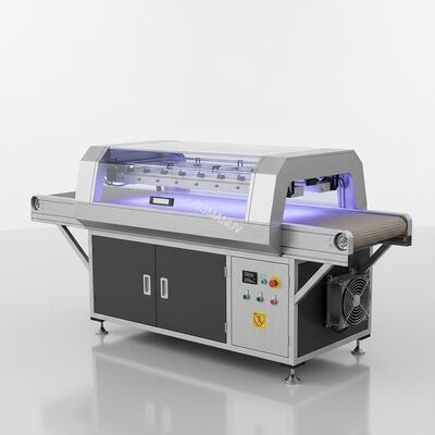 Heat Dissipation Light Uv Curing Conveyor Systems 380V 50Hz 400mm