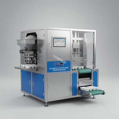 High Reliability 0.95KW Power Consumption Automatic Pulp Molding Coating Machine