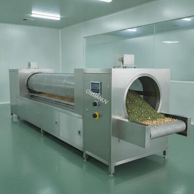 Continuous Tunnel Microwave Dryer for Bulk Foods & Herbs – Customizable Power (12-200kW) & Conveyor Speed