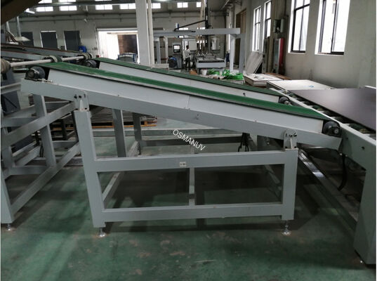 UV Spray Coating Automatic Blanking Machine With Conveyor Systems Length 1800mm