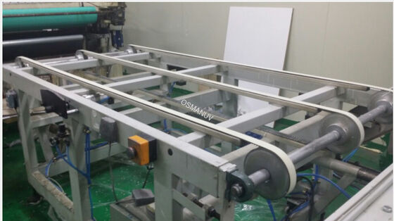 220V 50HZ Synchronous Cnc Green Conveyor Belt Machine 0.75KW