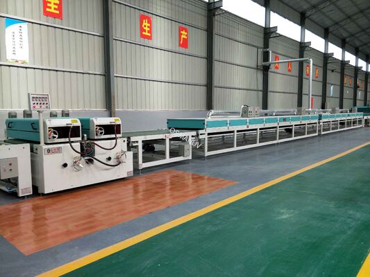 UV Spray Coating Automatic Blanking Machine With Conveyor Systems Length 1800mm