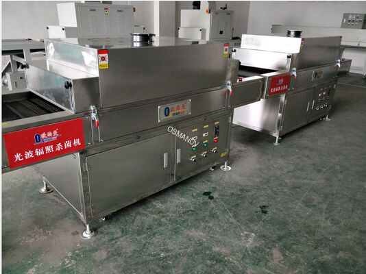 Mesh Belt UV Food Irradiation Machine For Package Board Carton