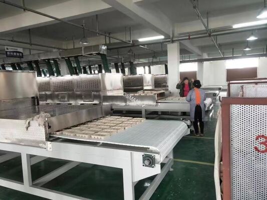 W1320mm 10m/Min Microwave Drying Equipment For Lunch Food
