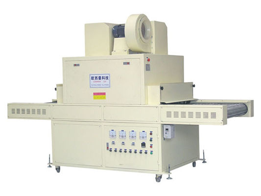 6.8KW W550mm สายพานลำเลียงเครื่องบ่ม UV ระบบระบายความร้อนด้วยอากาศ